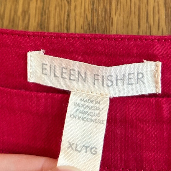 Plus Size XL Eileen Fisher Organic Cotton Twill 3/4 Sleeve Dress - Picture 2 of 5